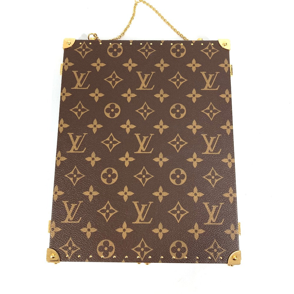 LOUIS VUITTON GI0554  モノグラム ホーム ミラー トランク インテリア 三面鏡 鏡 モノグラムキャンバス ユニセックス ブラウン - brandshop-reference