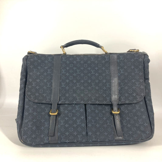 LOUIS VUITTON M42311 モノグラムミニ ドゥニーズ カバン ボストンバッグ 2WAYバッグ 斜め掛け ハンドバッグ ショルダーバッグ モノグラムミニキャンバス レディース ネイビー