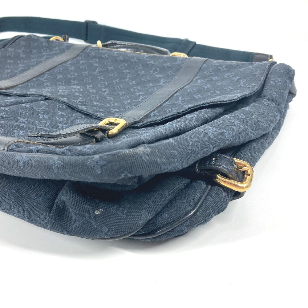LOUIS VUITTON M42311 モノグラムミニ ドゥニーズ カバン ボストンバッグ 2WAYバッグ 斜め掛け ハンドバッグ ショルダーバッグ モノグラムミニキャンバス レディース ネイビー - brandshop-reference