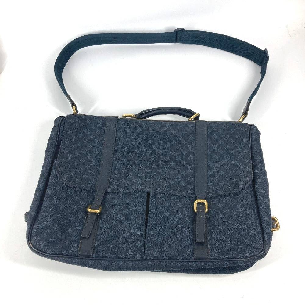 LOUIS VUITTON M42311 モノグラムミニ ドゥニーズ カバン ボストンバッグ 2WAYバッグ 斜め掛け ハンドバッグ ショルダーバッグ モノグラムミニキャンバス レディース ネイビー - brandshop-reference