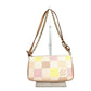 LOUIS VUITTON N40642  ダミエリシャス ポシェット・アクセソワール カバン 斜め掛け 2WAYバッグ ポシェット ショルダーバッグ ダミエキャンバス レディース ピーチ ピンク ピンク - brandshop-reference