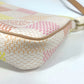 LOUIS VUITTON N40642  ダミエリシャス ポシェット・アクセソワール カバン 斜め掛け 2WAYバッグ ポシェット ショルダーバッグ ダミエキャンバス レディース ピーチ ピンク ピンク - brandshop-reference