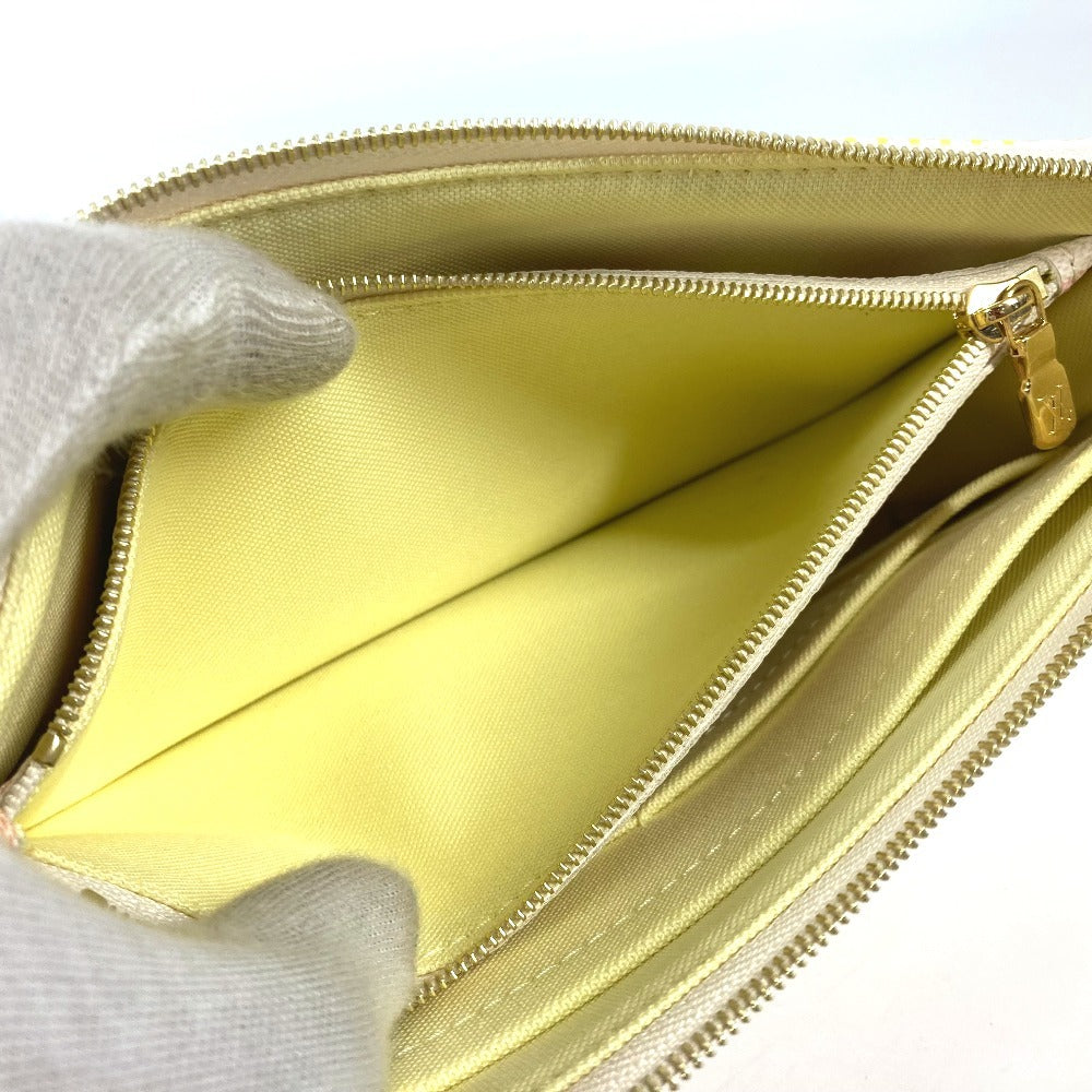 LOUIS VUITTON N40642  ダミエリシャス ポシェット・アクセソワール カバン 斜め掛け 2WAYバッグ ポシェット ショルダーバッグ ダミエキャンバス レディース ピーチ ピンク ピンク - brandshop-reference