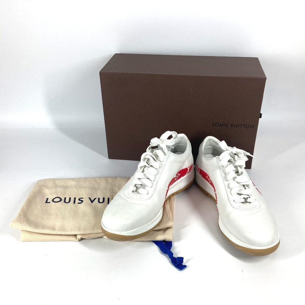 LOUIS VUITTON 1A3EQ5 モノグラム ルイヴィトン×シュプリーム supreme スポーツシューズ スニーカー レザー メンズ ホワイト - brandshop-reference