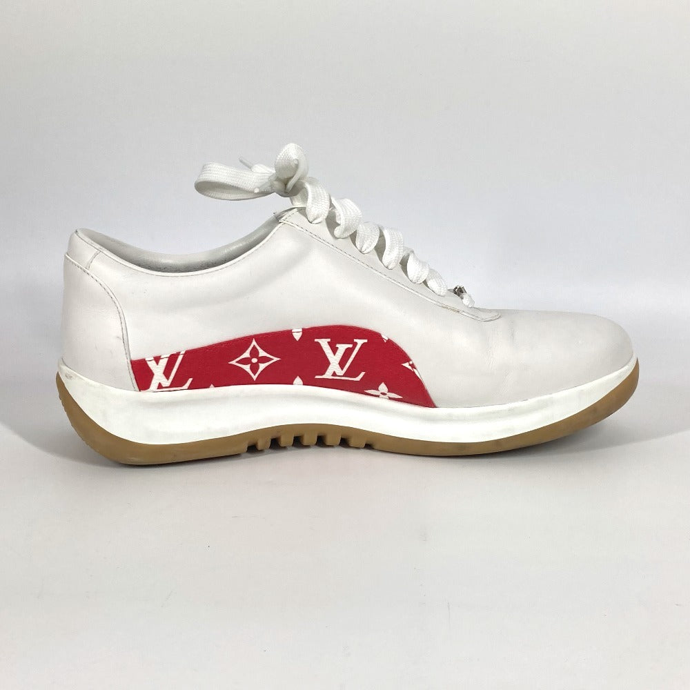 LOUIS VUITTON 1A3EQ5 モノグラム ルイヴィトン×シュプリーム supreme スポーツシューズ スニーカー レザー メンズ ホワイト - brandshop-reference
