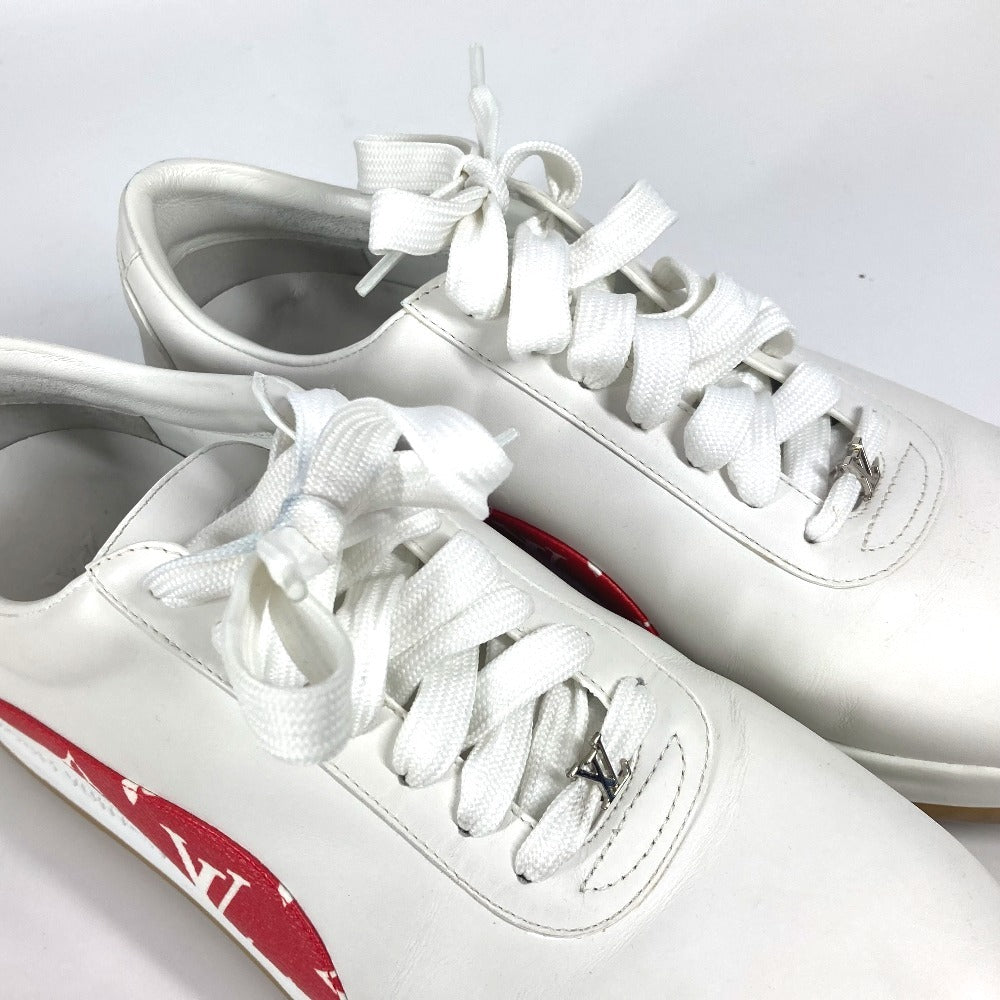 LOUIS VUITTON 1A3EQ5 モノグラム ルイヴィトン×シュプリーム supreme スポーツシューズ スニーカー レザー メンズ ホワイト - brandshop-reference