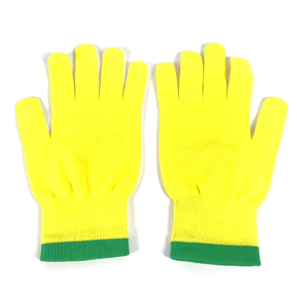 LOUIS VUITTON MP2370 ゴン アールジービー  ファッション 小物 グローブ 手袋 ナイロン メンズ イエロー - brandshop-reference