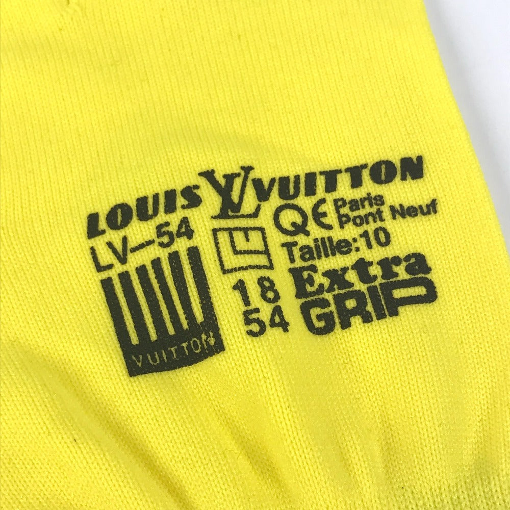 LOUIS VUITTON MP2370 ゴン アールジービー  ファッション 小物 グローブ 手袋 ナイロン メンズ イエロー - brandshop-reference
