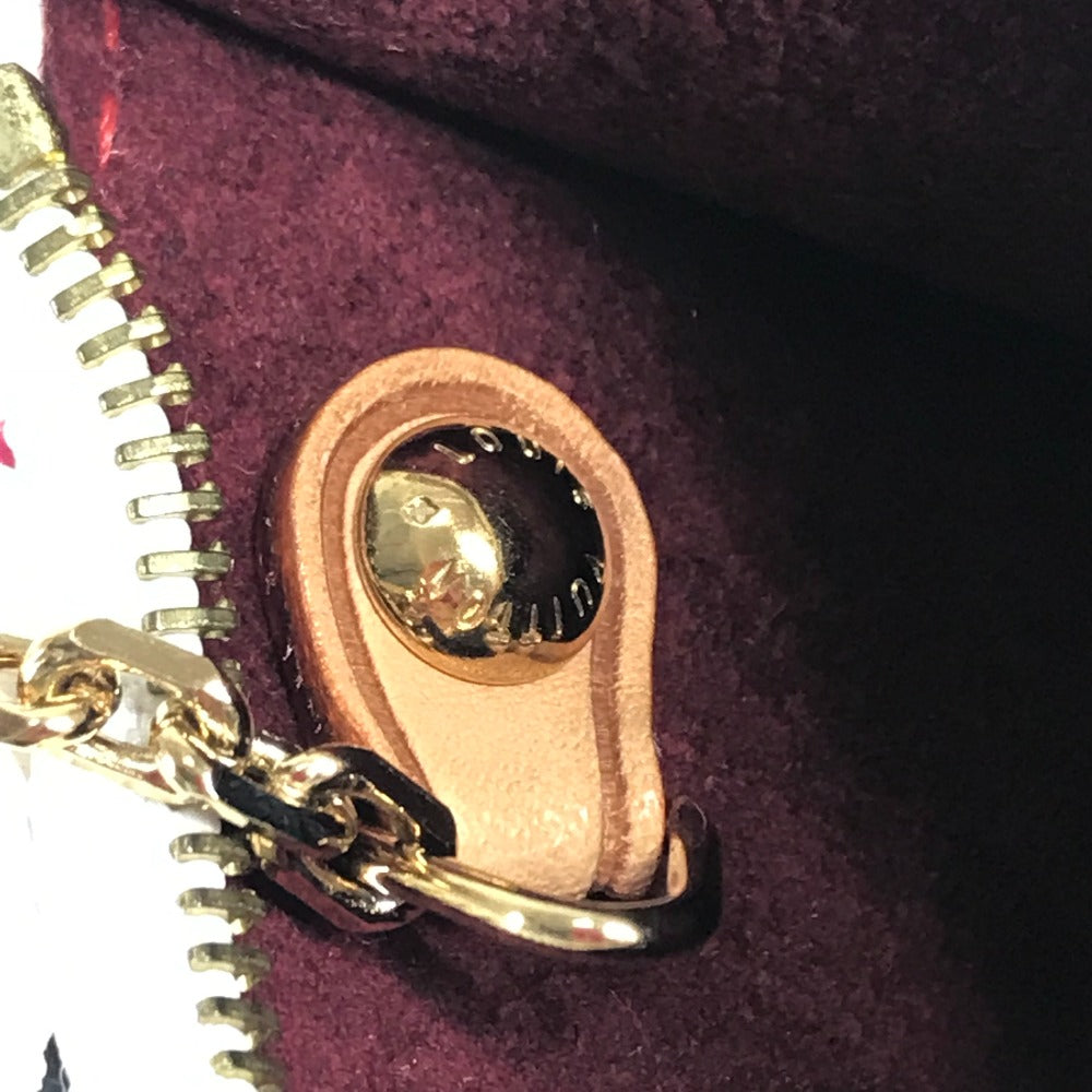 LOUIS VUITTON M58028 モノグラムマルチカラー ベルランゴ  コンパクトウォレット 財布 三角 コインケース モノグラムマルチカラーキャンバス ユニセックス ブロン ホワイト - brandshop-reference