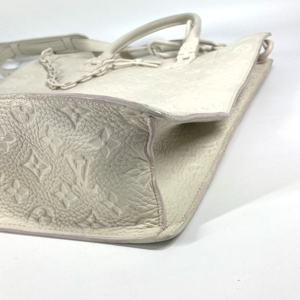 LOUIS VUITTON M53265 モノグラムトリヨン  サックプラ  ハンドバッグ カバン トートバッグ 2WAYバッグ ショルダーバッグ ハンドバッグ トリヨンレザー ユニセックス ホワイト - brandshop-reference