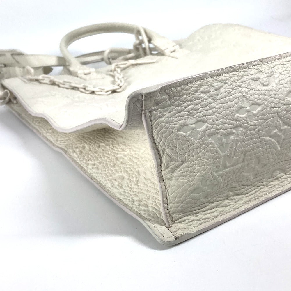 LOUIS VUITTON M53265 モノグラムトリヨン  サックプラ  ハンドバッグ カバン トートバッグ 2WAYバッグ ショルダーバッグ ハンドバッグ トリヨンレザー ユニセックス ホワイト - brandshop-reference