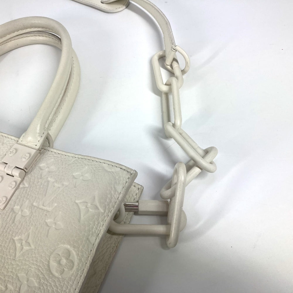 LOUIS VUITTON M53265 モノグラムトリヨン  サックプラ  ハンドバッグ カバン トートバッグ 2WAYバッグ ショルダーバッグ ハンドバッグ トリヨンレザー ユニセックス ホワイト - brandshop-reference
