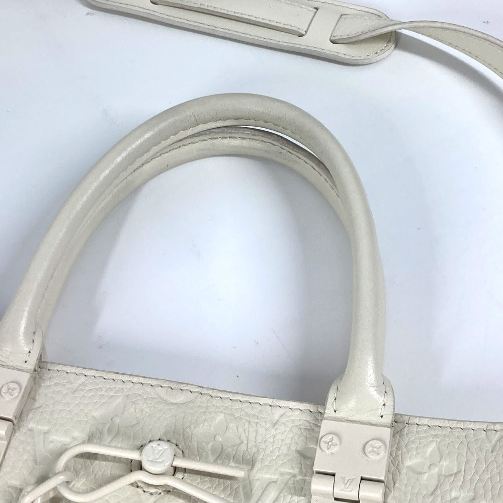 LOUIS VUITTON M53265 モノグラムトリヨン  サックプラ  ハンドバッグ カバン トートバッグ 2WAYバッグ ショルダーバッグ ハンドバッグ トリヨンレザー ユニセックス ホワイト - brandshop-reference