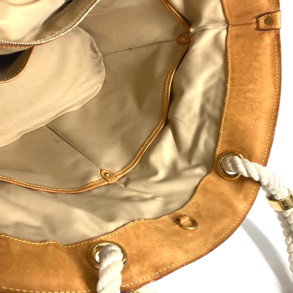 LOUIS VUITTON N48056 ダミエアズール  ポンプロンGM カバン 肩掛け トートバッグ ロープハンドル ショルダーバッグ ダミエアズールキャンバス レディース ホワイト - brandshop-reference