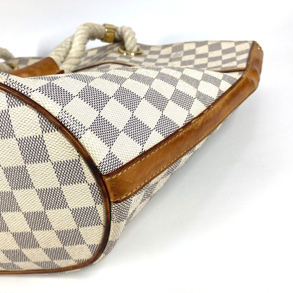 LOUIS VUITTON N48056 ダミエアズール  ポンプロンGM カバン 肩掛け トートバッグ ロープハンドル ショルダーバッグ ダミエアズールキャンバス レディース ホワイト - brandshop-reference