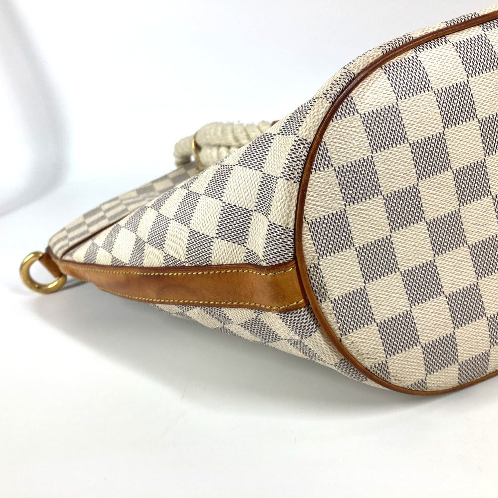 LOUIS VUITTON N48056 ダミエアズール  ポンプロンGM カバン 肩掛け トートバッグ ロープハンドル ショルダーバッグ ダミエアズールキャンバス レディース ホワイト - brandshop-reference