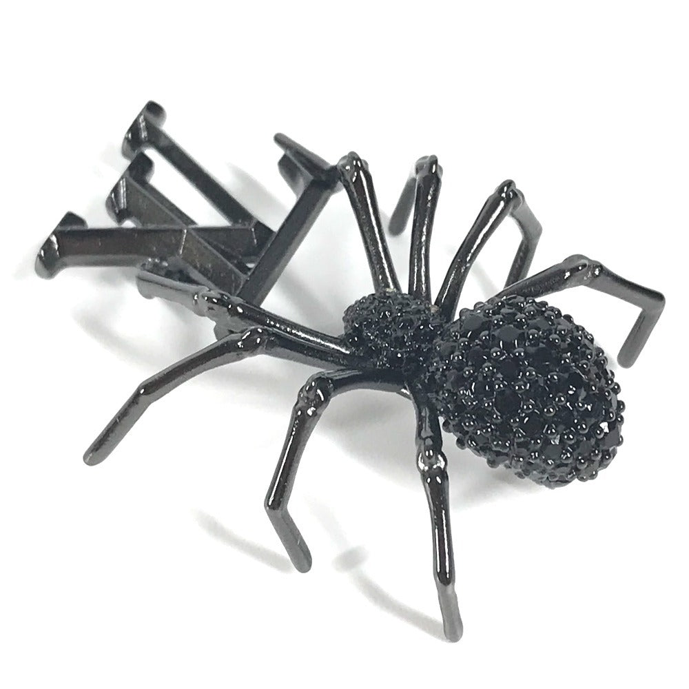 LOUIS VUITTON MP3397  ブローシュ・LV クレイジー アニマルズ アクセサリー 蜘蛛 スパイダー ブローチ メタル メンズ ノワール ブラック - brandshop-reference