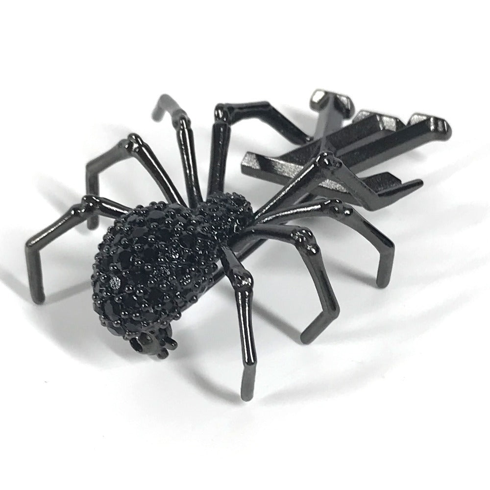 LOUIS VUITTON MP3397  ブローシュ・LV クレイジー アニマルズ アクセサリー 蜘蛛 スパイダー ブローチ メタル メンズ ノワール ブラック - brandshop-reference