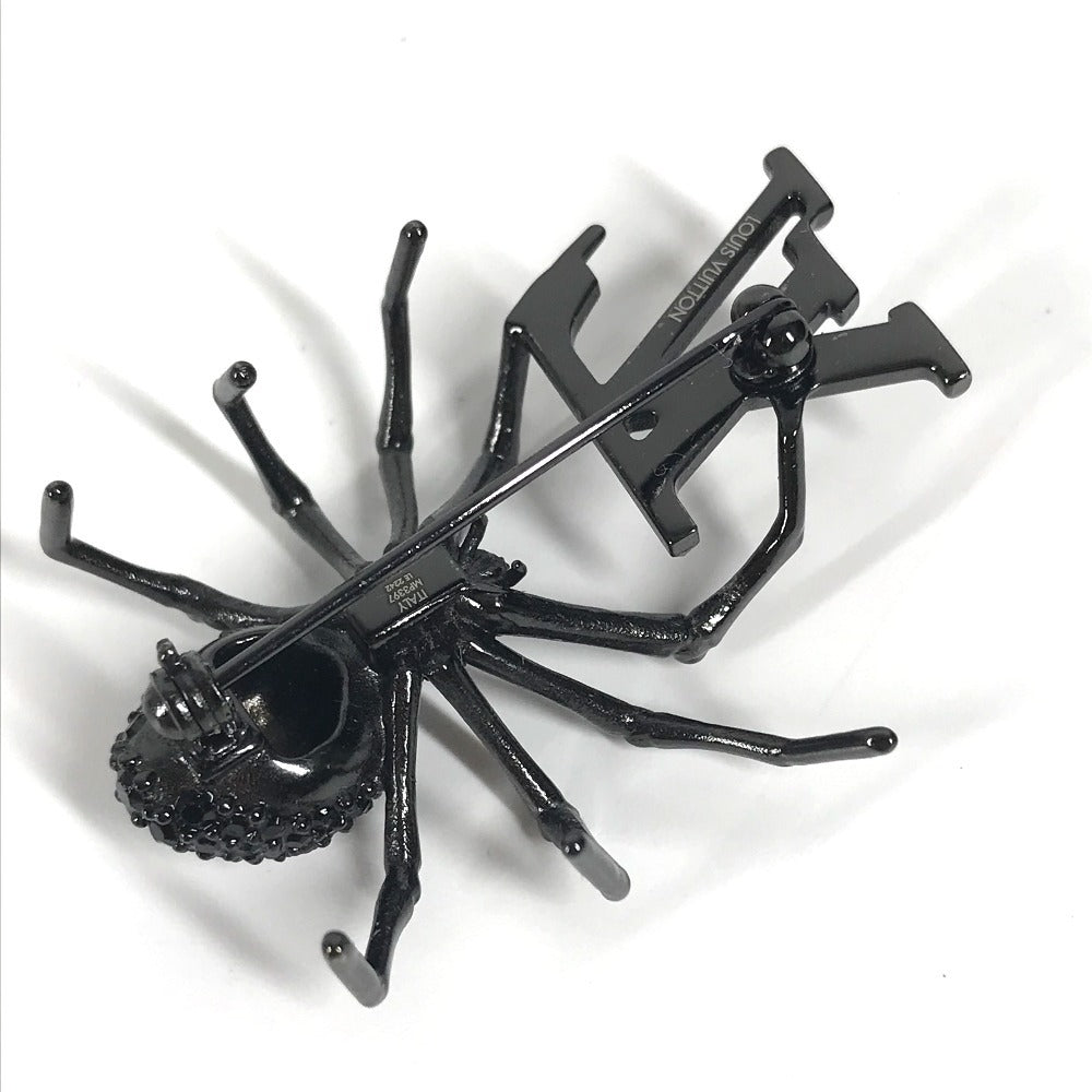 LOUIS VUITTON MP3397  ブローシュ・LV クレイジー アニマルズ アクセサリー 蜘蛛 スパイダー ブローチ メタル メンズ ノワール ブラック - brandshop-reference