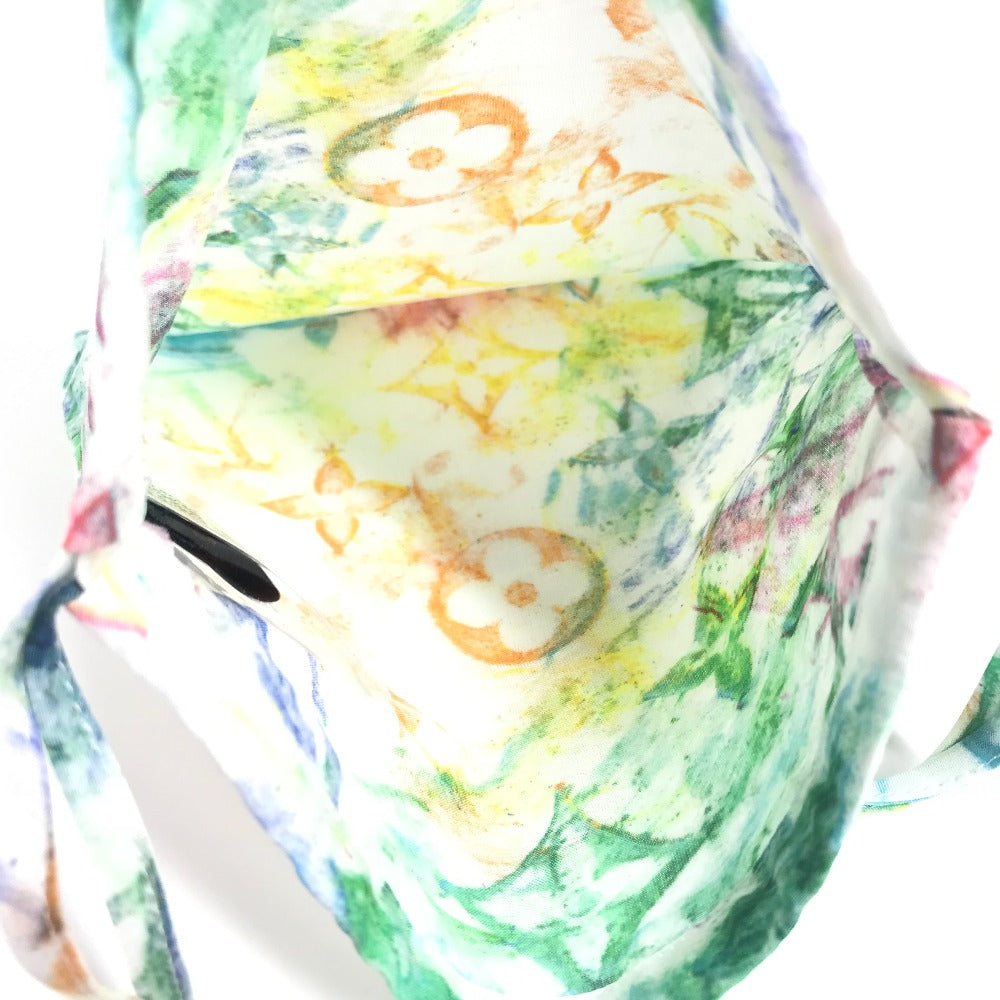 LOUIS VUITTON MP2887 モノグラムパステル セット マスク バンダナ バンダナ ポーチ付き マスク コットン ユニセックス ホワイト - brandshop-reference