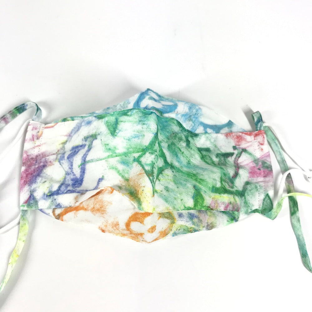 LOUIS VUITTON MP2887 モノグラムパステル セット マスク バンダナ バンダナ ポーチ付き マスク コットン ユニセックス ホワイト - brandshop-reference