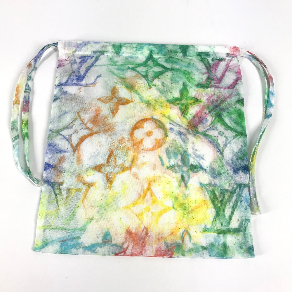 LOUIS VUITTON MP2887 モノグラムパステル セット マスク バンダナ バンダナ ポーチ付き マスク コットン ユニセックス ホワイト - brandshop-reference