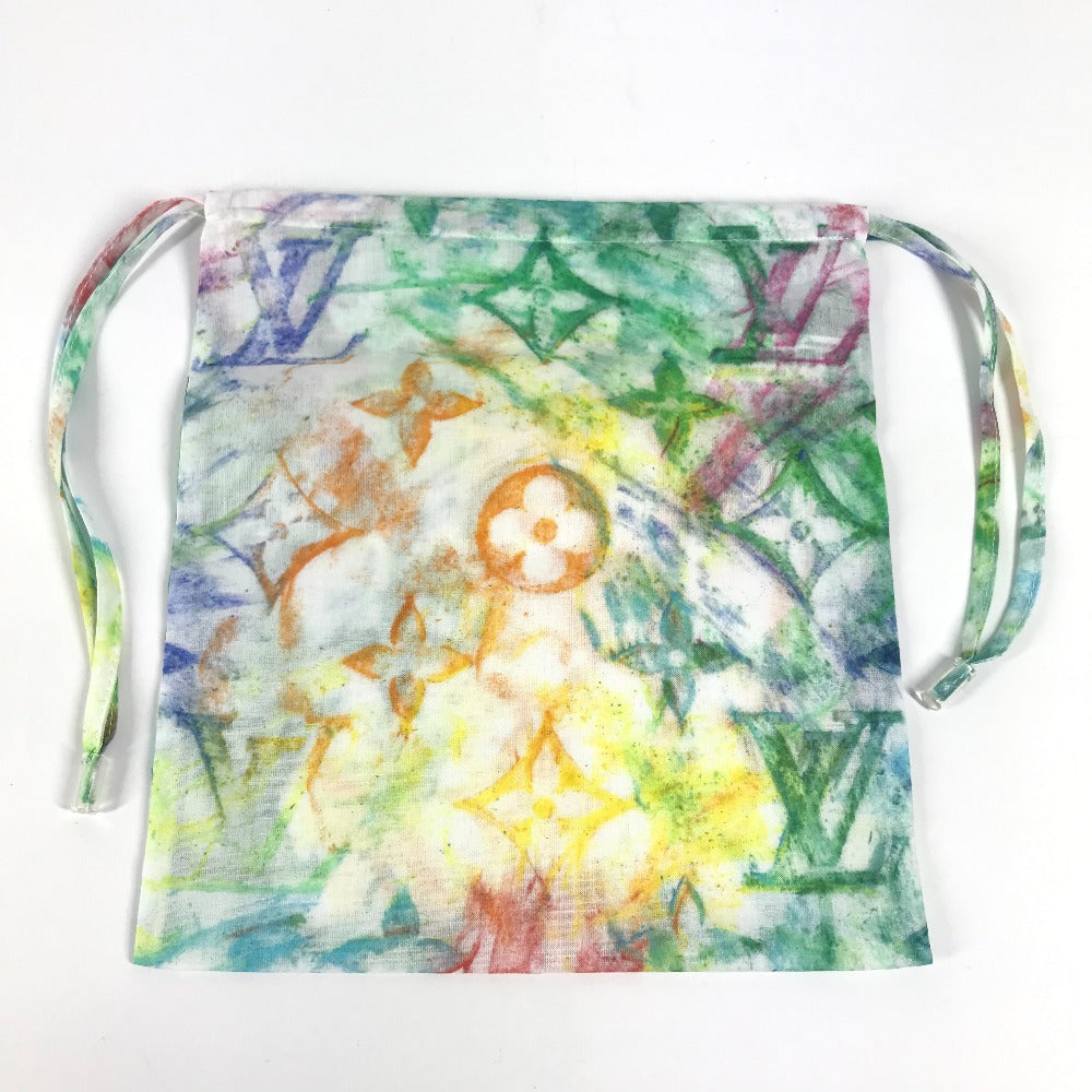 LOUIS VUITTON MP2887 モノグラムパステル セット マスク バンダナ バンダナ ポーチ付き マスク コットン ユニセックス ホワイト - brandshop-reference