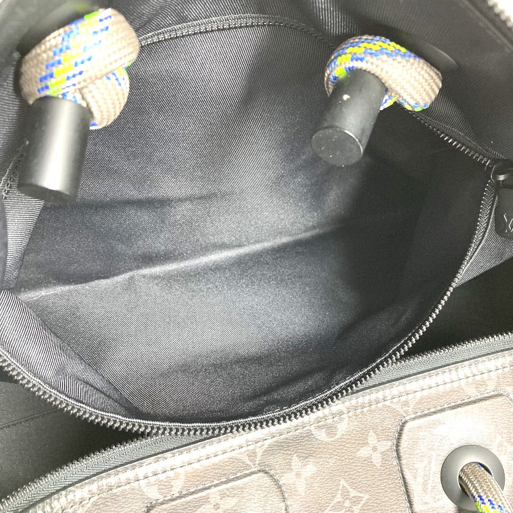 LOUIS VUITTON  M43901 モノグラム エクリプス グレーズ 伊勢丹限定  キーポル・バンドリエール 50 2WAYバッグ カバン 旅行バッグ ショルダーバッグ トラベルバッグ ボストンバッグ キャンバス ユニセックス ブラック - brandshop-reference