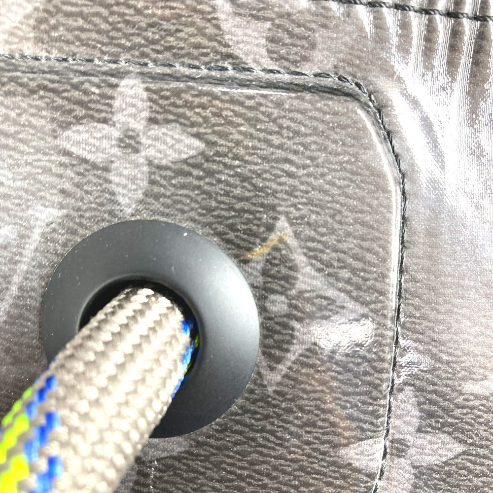 LOUIS VUITTON  M43901 モノグラム エクリプス グレーズ 伊勢丹限定  キーポル・バンドリエール 50 2WAYバッグ カバン 旅行バッグ ショルダーバッグ トラベルバッグ ボストンバッグ キャンバス ユニセックス ブラック - brandshop-reference