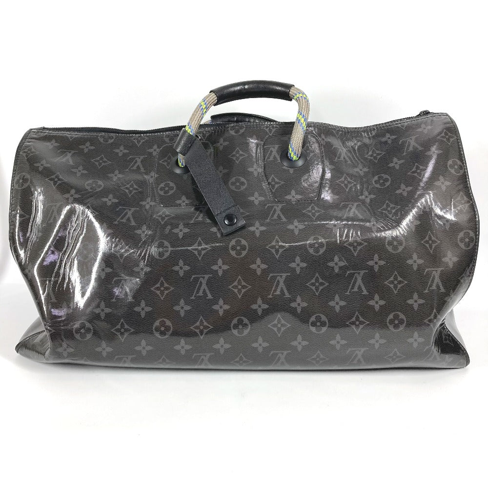 LOUIS VUITTON  M43901 モノグラム エクリプス グレーズ 伊勢丹限定  キーポル・バンドリエール 50 2WAYバッグ カバン 旅行バッグ ショルダーバッグ トラベルバッグ ボストンバッグ キャンバス ユニセックス ブラック - brandshop-reference