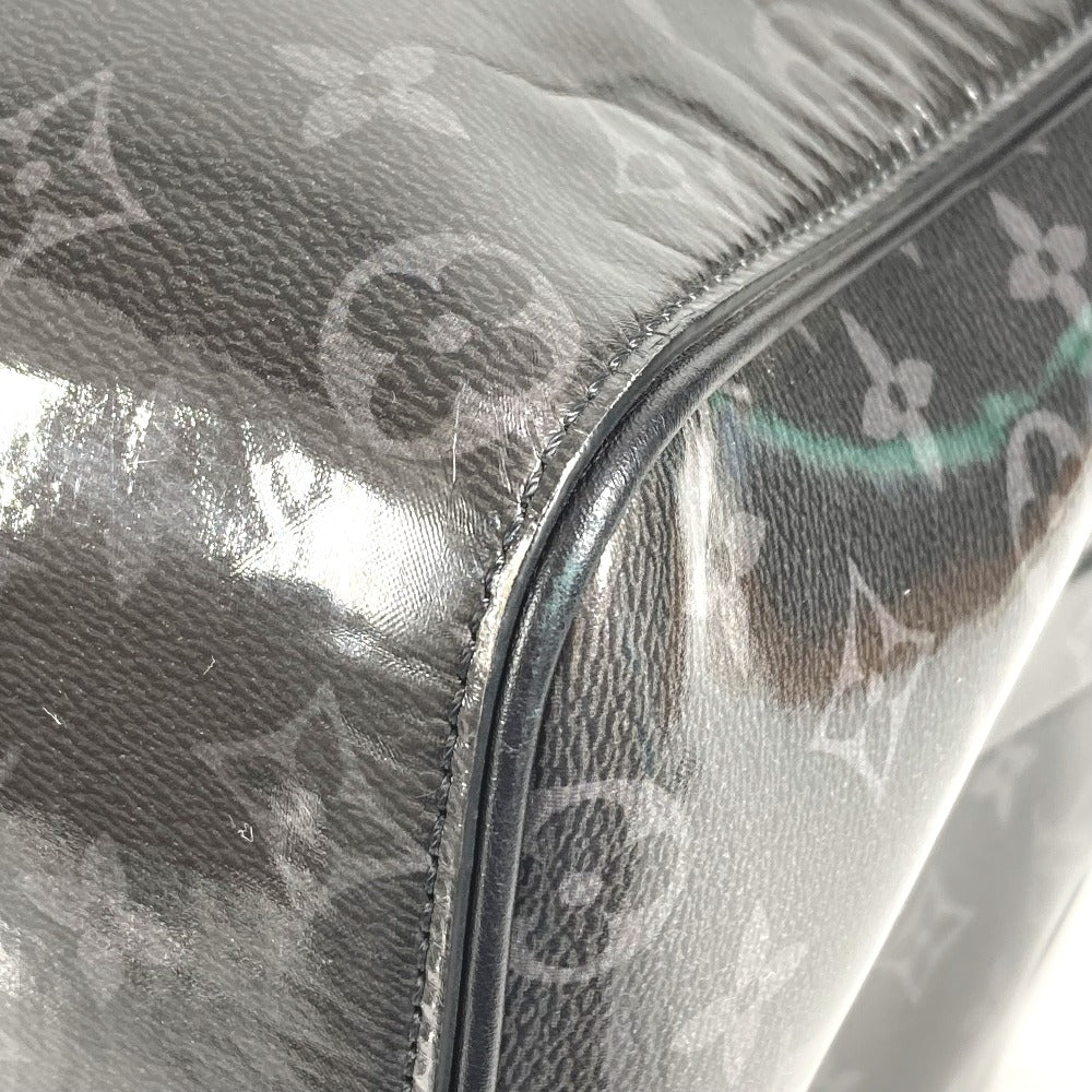 LOUIS VUITTON  M43901 モノグラム エクリプス グレーズ 伊勢丹限定  キーポル・バンドリエール 50 2WAYバッグ カバン 旅行バッグ ショルダーバッグ トラベルバッグ ボストンバッグ キャンバス ユニセックス ブラック - brandshop-reference