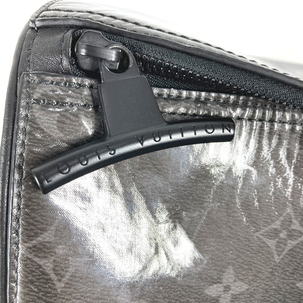 LOUIS VUITTON  M43901 モノグラム エクリプス グレーズ 伊勢丹限定  キーポル・バンドリエール 50 2WAYバッグ カバン 旅行バッグ ショルダーバッグ トラベルバッグ ボストンバッグ キャンバス ユニセックス ブラック - brandshop-reference