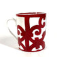 HERMES 300ml マグ 〈ガダルキヴィール〉 No1 コップ 食器 インテリア マグカップ 陶器 ユニセックス レッド - brandshop-reference