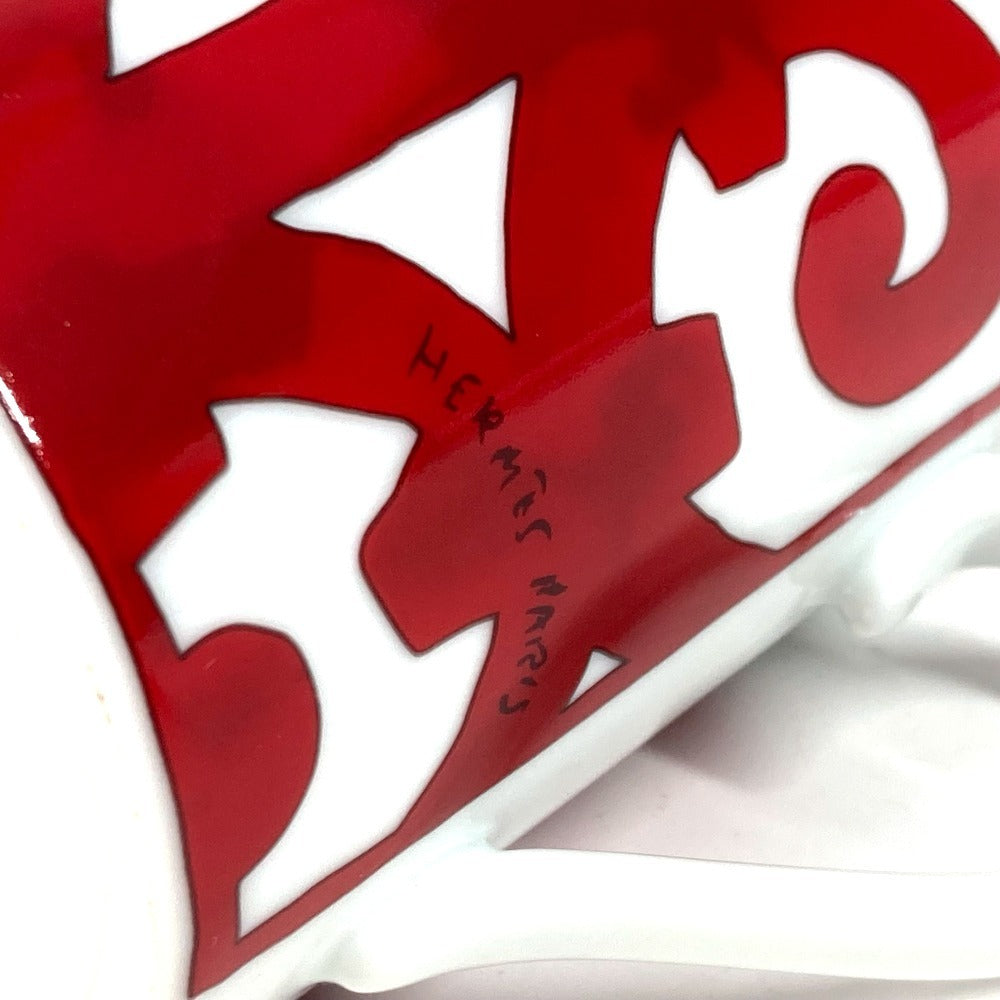 HERMES 300ml マグ 〈ガダルキヴィール〉 No1 コップ 食器 インテリア マグカップ 陶器 ユニセックス レッド - brandshop-reference