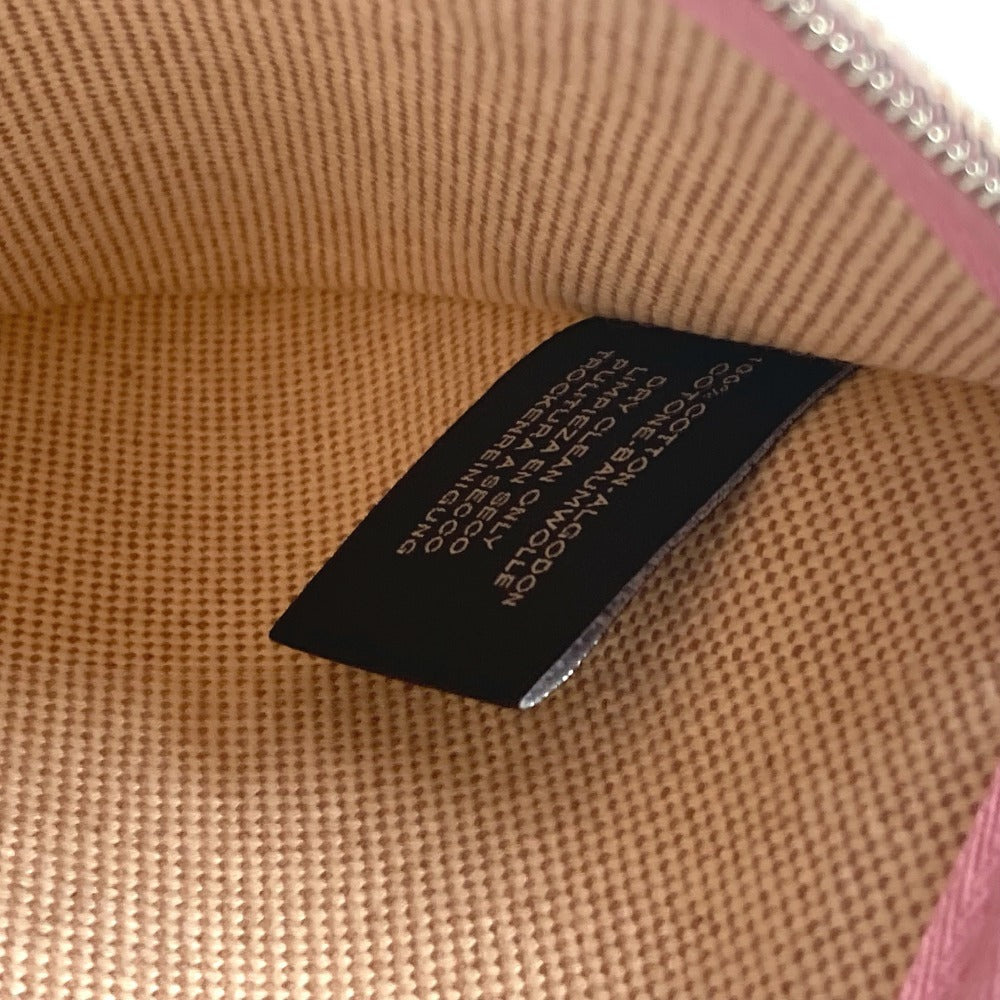 HERMES ロゴ ヨッティング メイクポーチ カバン クラッチバッグ マルチポーチ ポーチ キャンバス レディース ピンク - brandshop-reference