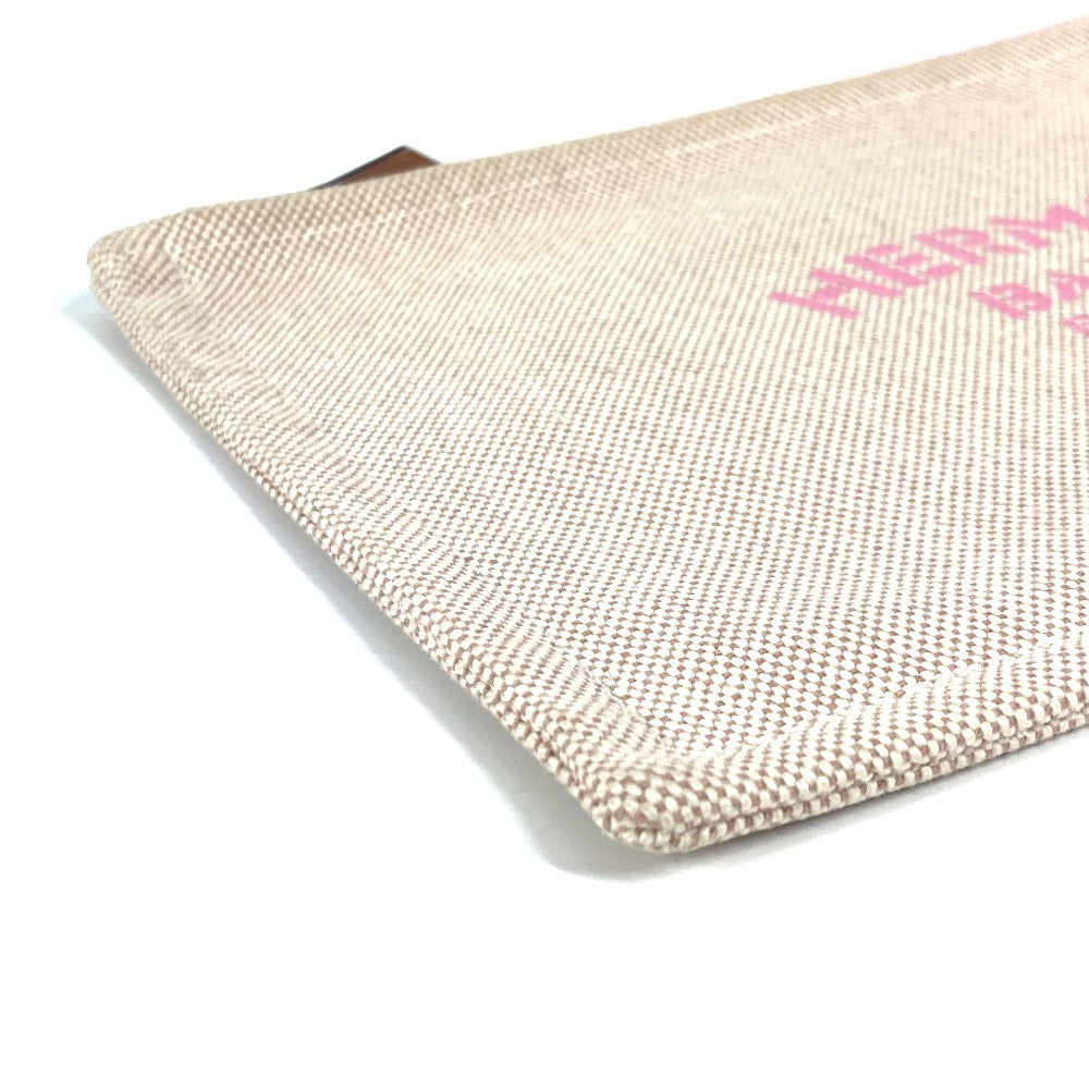 HERMES ロゴ ヨッティング メイクポーチ カバン クラッチバッグ マルチポーチ ポーチ キャンバス レディース ピンク - brandshop-reference