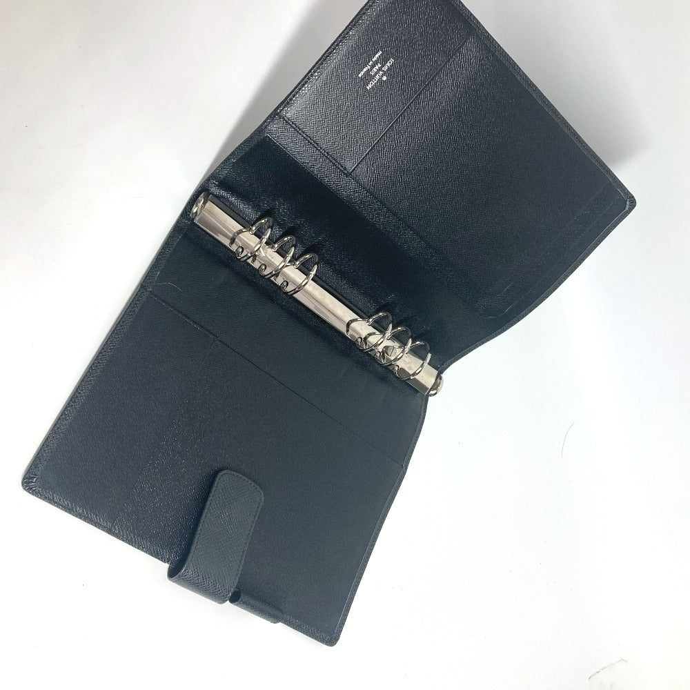 LOUIS VUITTON R20232 タイガ アジェンダ GM システム手帳 ステーショナリー 手帳カバー タイガレザー ユニセックス アルドワーズ ブラック - brandshop-reference