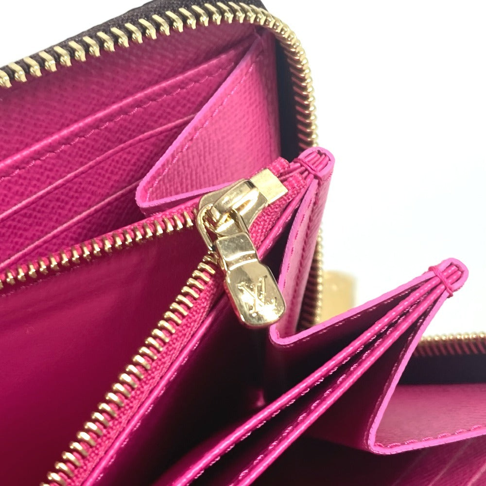 LOUIS VUITTON M14162 Japan Limited LV × TM Zippy Wallet Monogram Takashi Murakami Round Zipper Long Wallet Monogram Canvas Unisex Brown