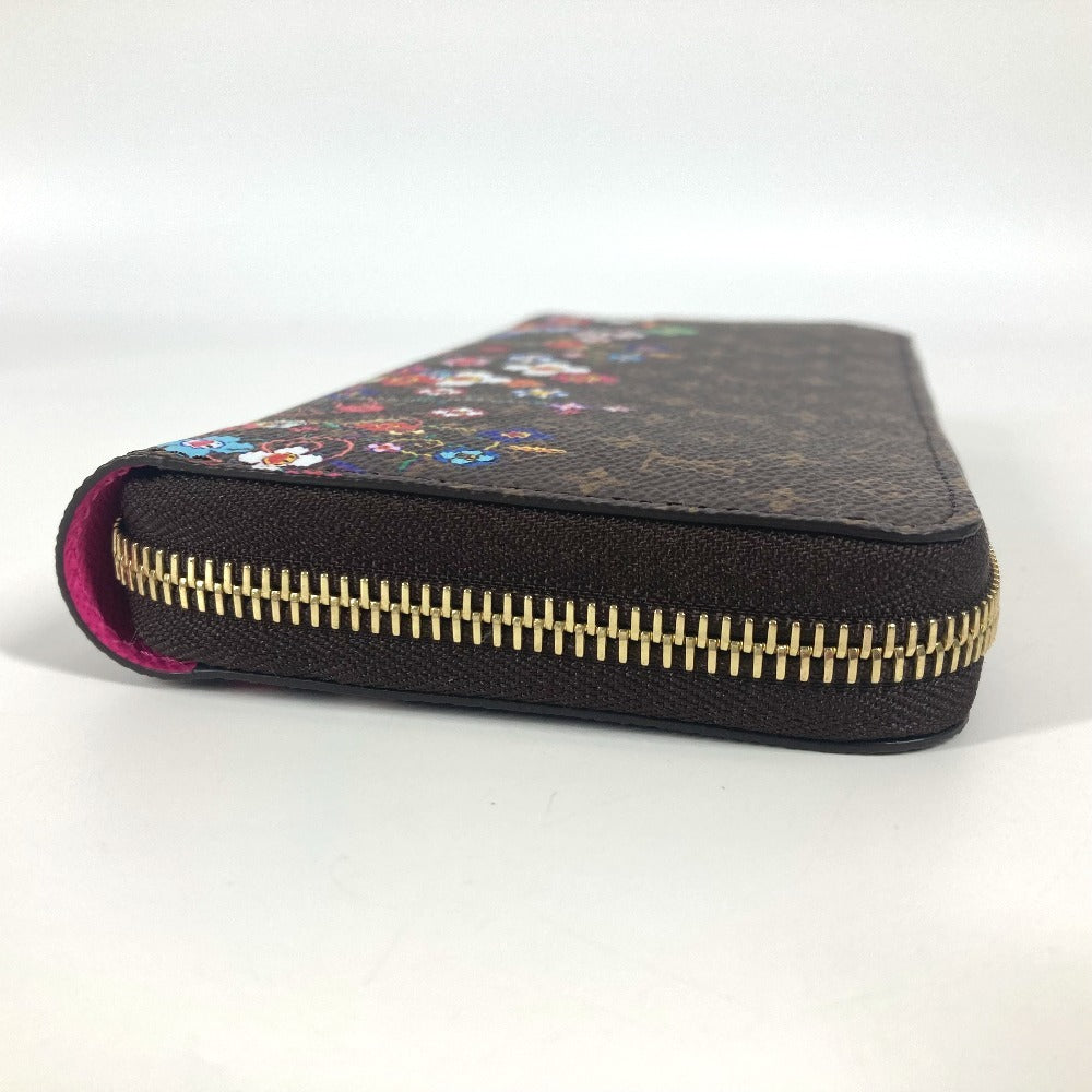 LOUIS VUITTON M14162 Japan Limited LV × TM Zippy Wallet Monogram Takashi Murakami Round Zipper Long Wallet Monogram Canvas Unisex Brown