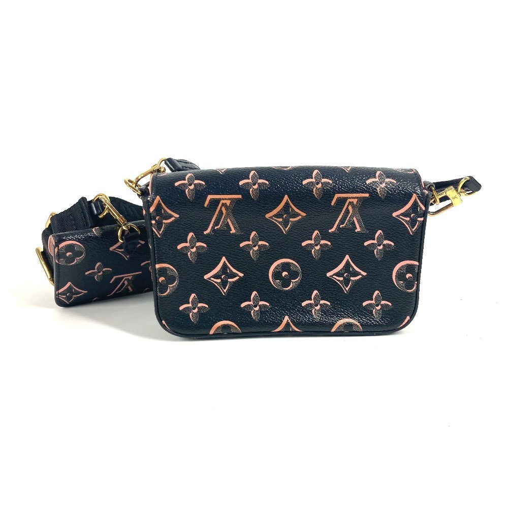 LOUIS VUITTON M81471 フォール・フォー・ユーコレクション モノグラム ミュルティ ポシェット フェリシー カバン 斜め掛け フラップ ショルダーバッグ コーティングキャンバス レディース ブラック - brandshop-reference