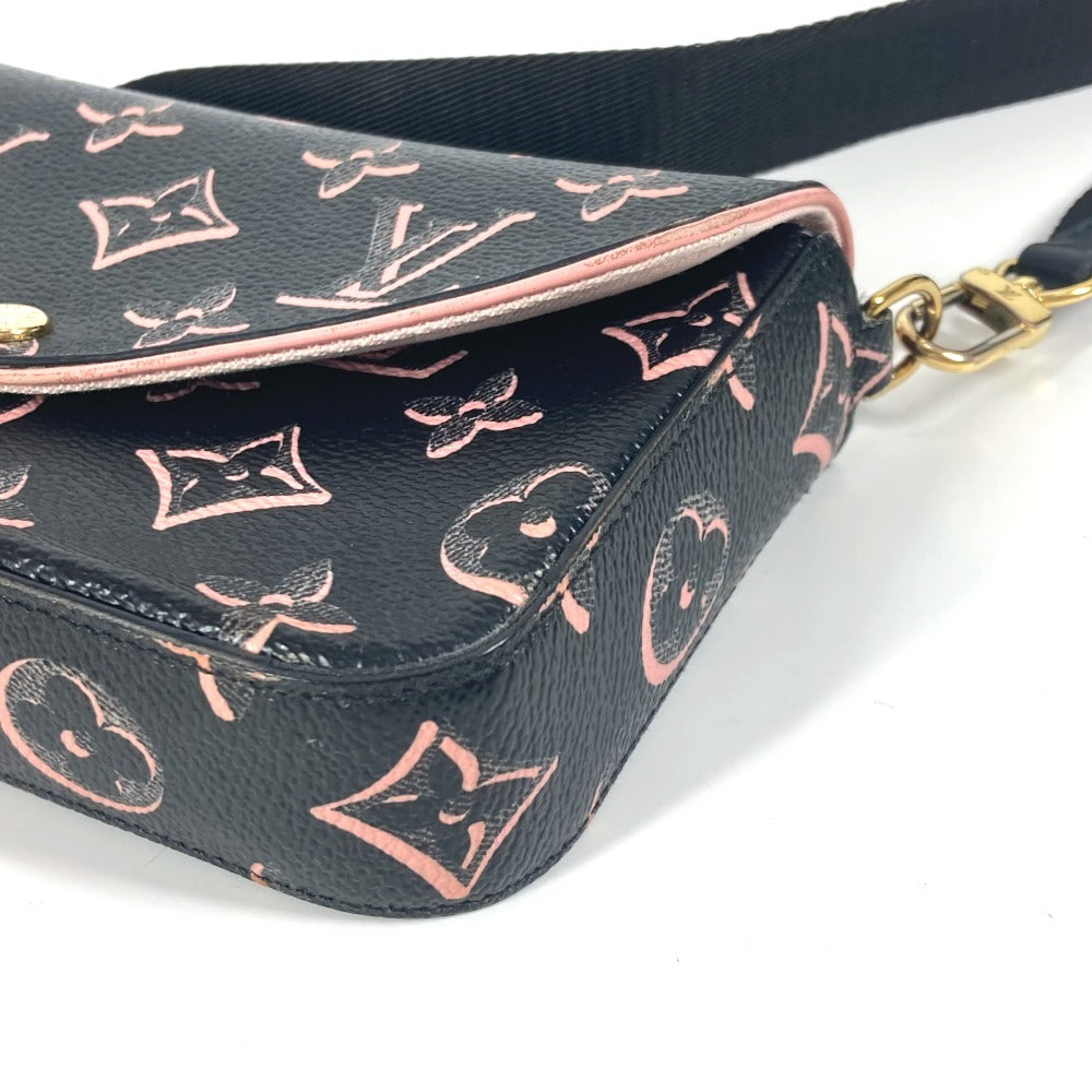 LOUIS VUITTON M81471 フォール・フォー・ユーコレクション モノグラム ミュルティ ポシェット フェリシー カバン 斜め掛け フラップ ショルダーバッグ コーティングキャンバス レディース ブラック - brandshop-reference