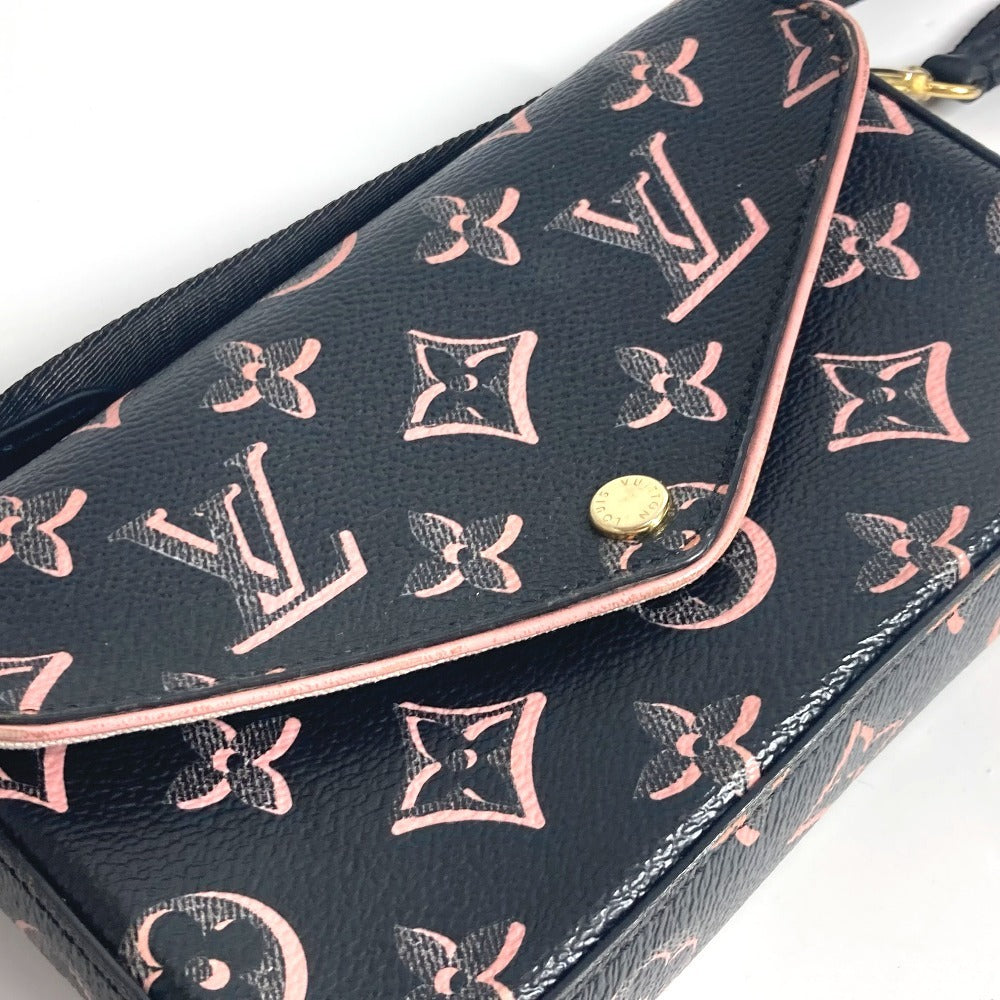 LOUIS VUITTON M81471 フォール・フォー・ユーコレクション モノグラム ミュルティ ポシェット フェリシー カバン 斜め掛け フラップ ショルダーバッグ コーティングキャンバス レディース ブラック - brandshop-reference