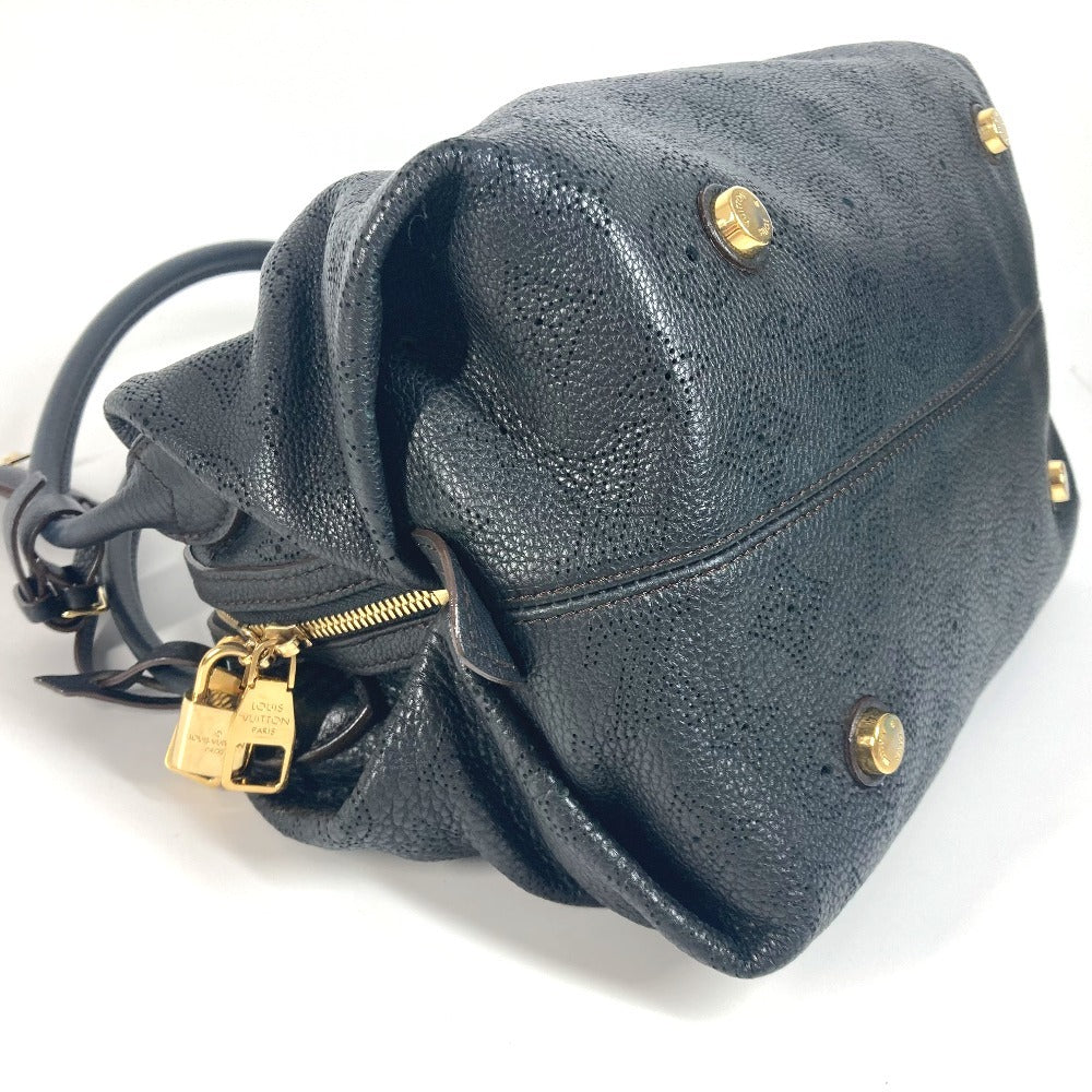 LOUIS VUITTON M93814 モノグラムマヒナ ガラテアPM 肩掛け カバン ショルダーバッグ モノグラムマヒナレザー レディース ノワール ブラック - brandshop-reference