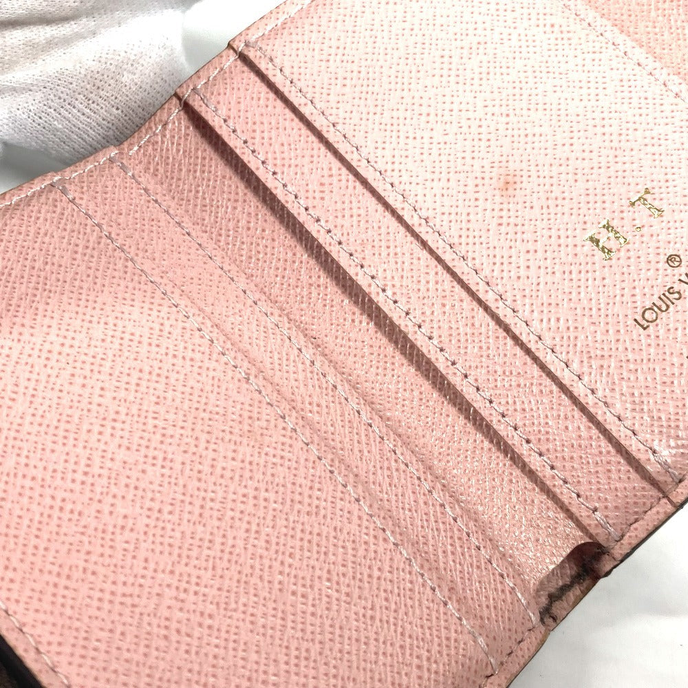 LOUIS VUITTON M62933 モノグラム ポルトフォイユ・ゾエ コンパクトウォレット 3つ折り財布 モノグラムキャンバス レディース ローズバレリーヌ ピンク - brandshop-reference