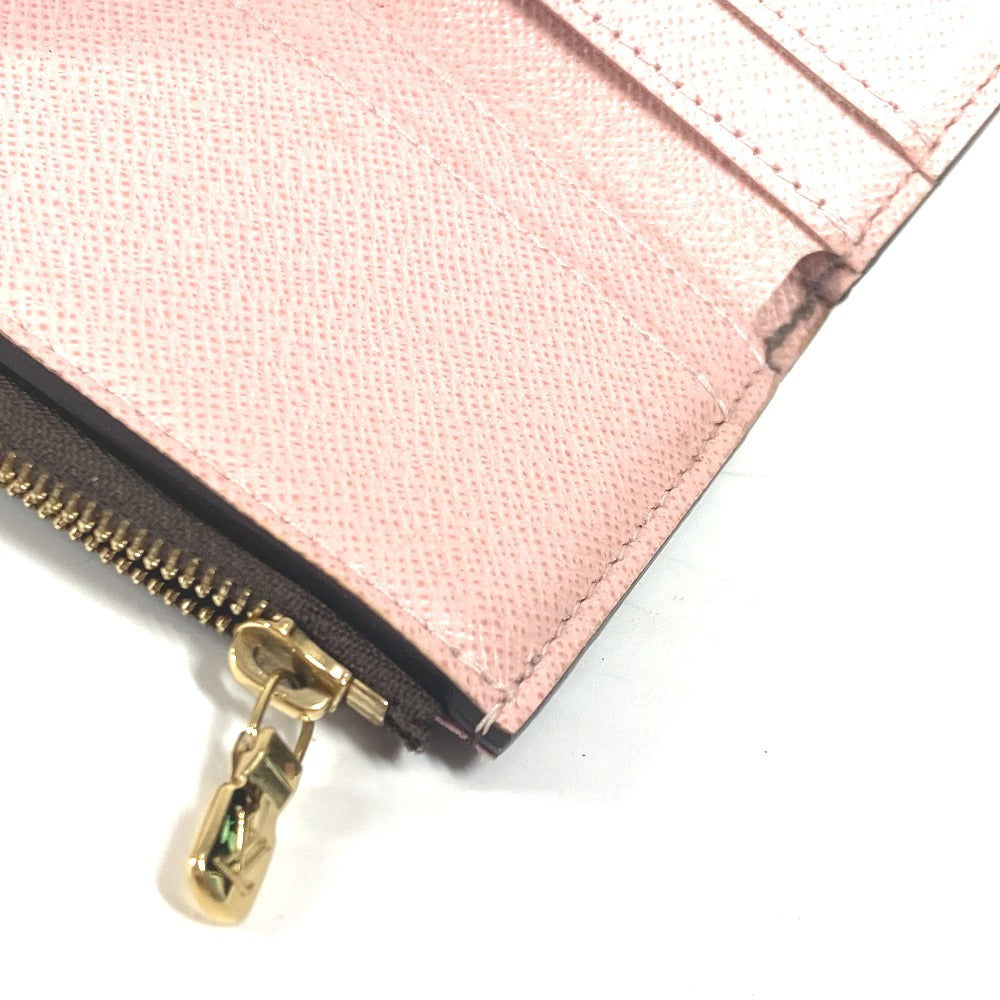 LOUIS VUITTON M62933 モノグラム ポルトフォイユ・ゾエ コンパクトウォレット 3つ折り財布 モノグラムキャンバス レディース ローズバレリーヌ ピンク - brandshop-reference