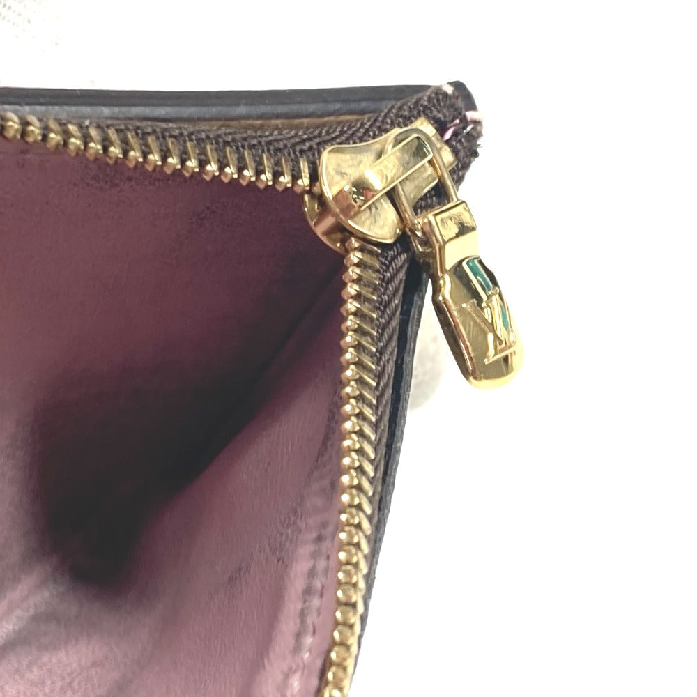 LOUIS VUITTON M62933 モノグラム ポルトフォイユ・ゾエ コンパクトウォレット 3つ折り財布 モノグラムキャンバス レディース ローズバレリーヌ ピンク - brandshop-reference