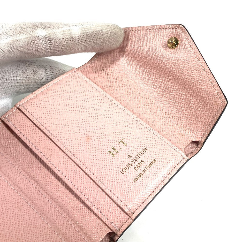 LOUIS VUITTON M62933 モノグラム ポルトフォイユ・ゾエ コンパクトウォレット 3つ折り財布 モノグラムキャンバス レディース ローズバレリーヌ ピンク - brandshop-reference
