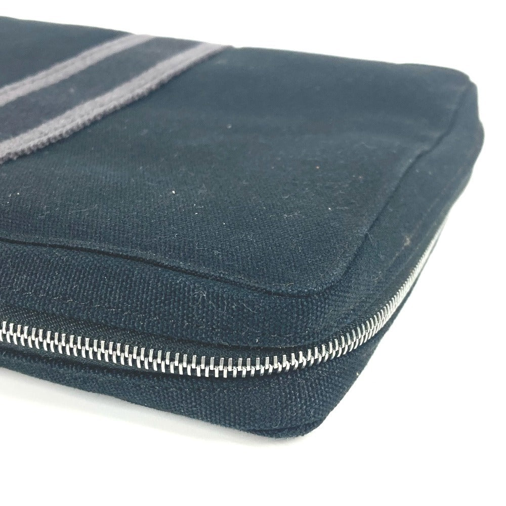 HERMES フールトゥ マルチポーチ メイクポーチ ジュエリーケース ポーチ コットン ユニセックス ブラック - brandshop-reference