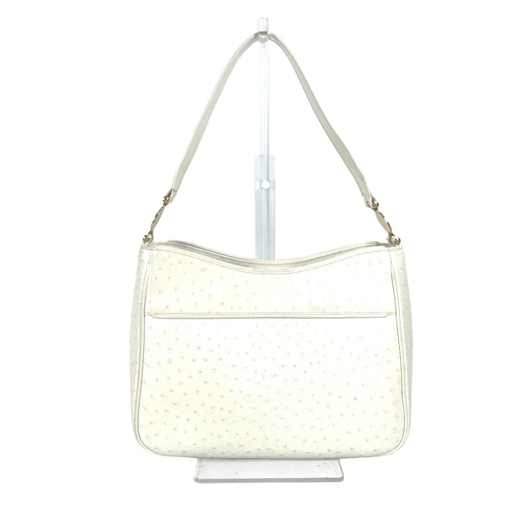 VERSACE ハンドバッグ サンバースト 肩掛け カバン ヴィンテージ ショルダーバッグ 型押しレザー レディース ホワイト系 - brandshop-reference