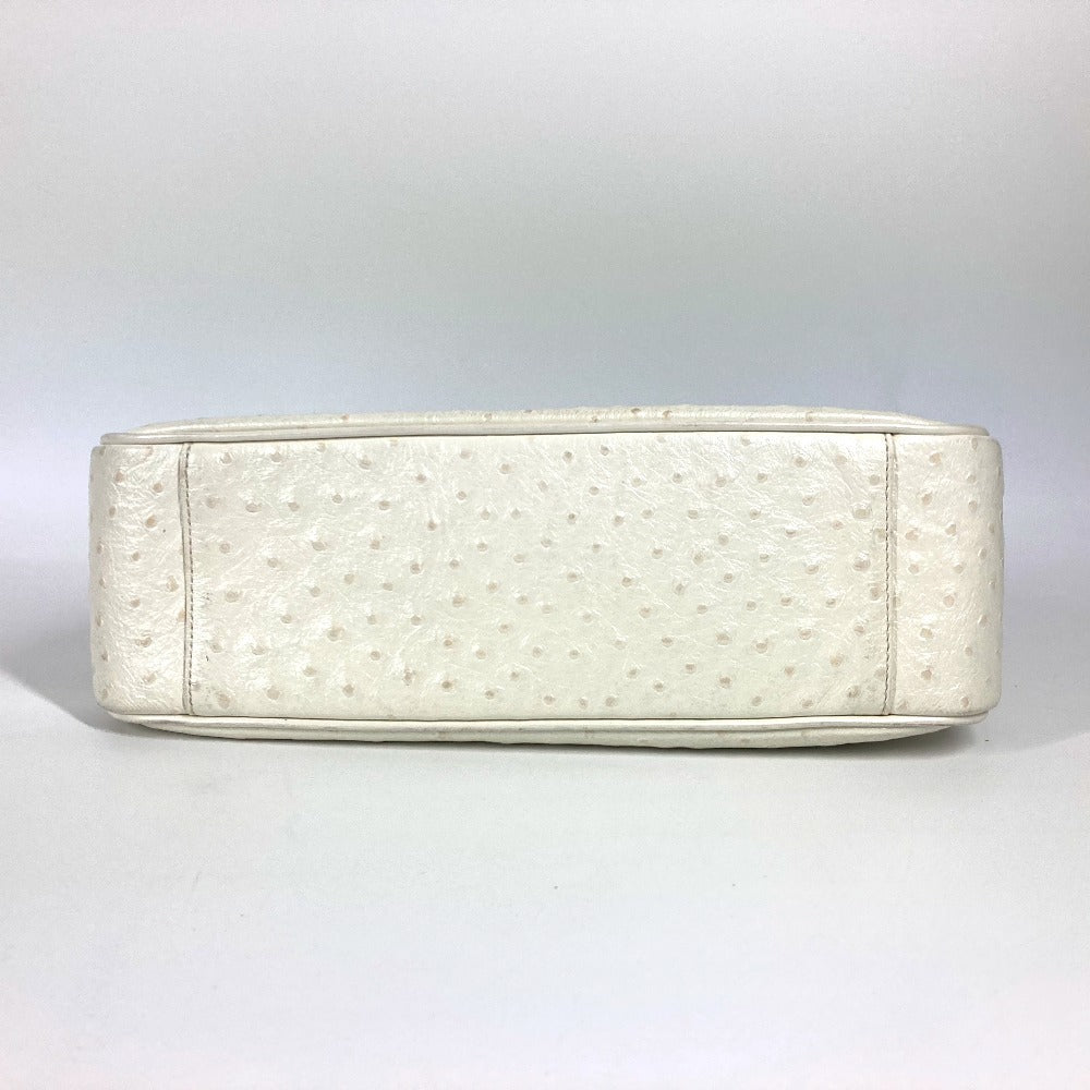 VERSACE ハンドバッグ サンバースト 肩掛け カバン ヴィンテージ ショルダーバッグ 型押しレザー レディース ホワイト系 - brandshop-reference